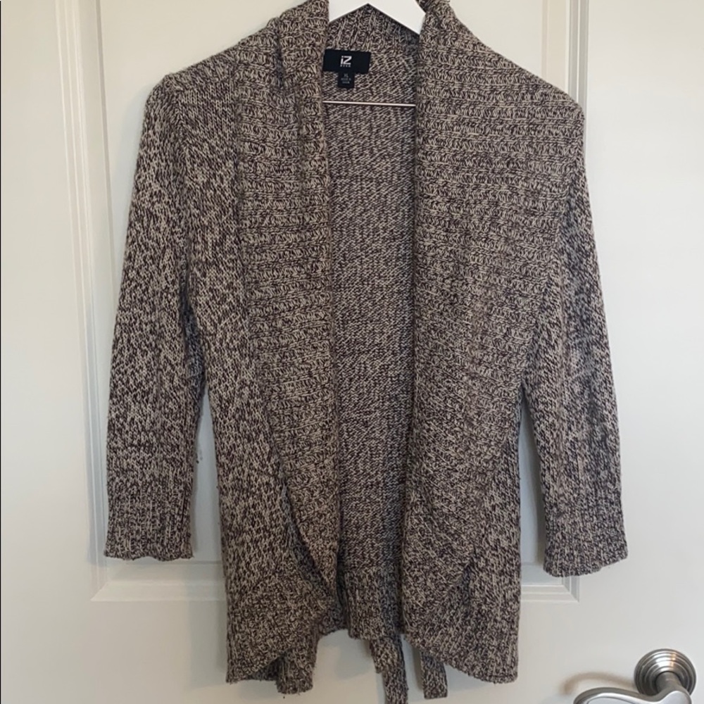 Brown oversized cardigan